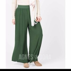 ISO agnes & dora green palazzo pants